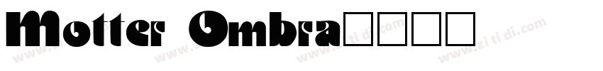Motter Ombra字体转换